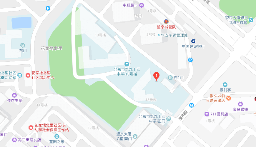 北京世青学校地图图片