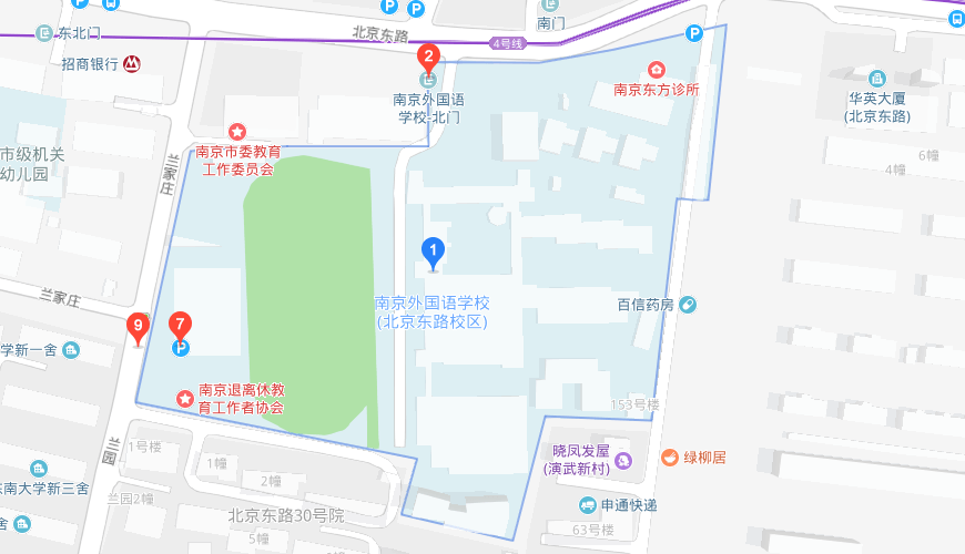 南京外国语学校国际部地图图片