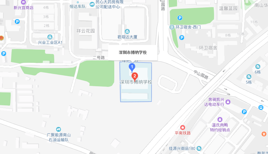 深圳市博纳学校地图图片