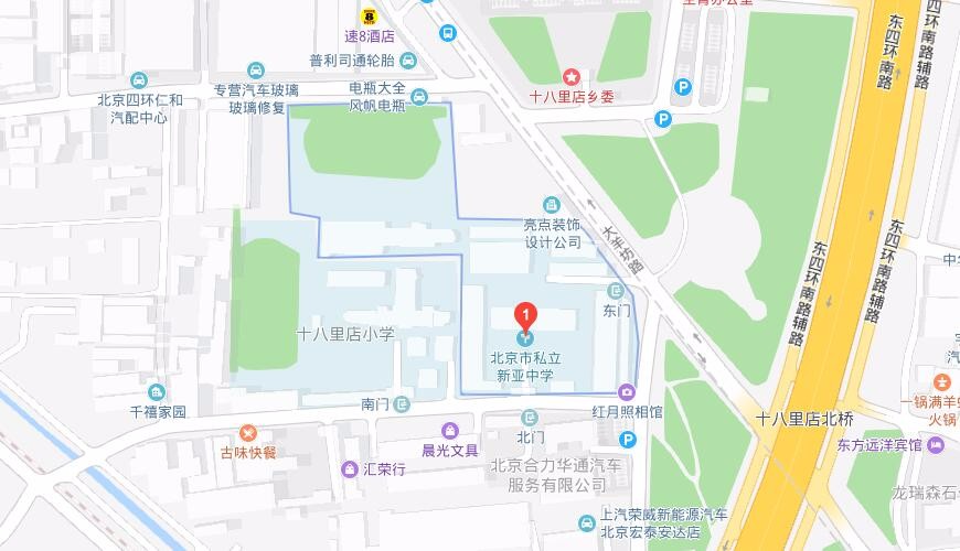 北京新亚学校地图图片