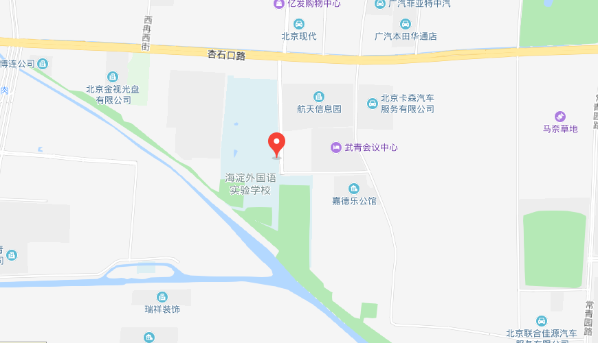 北京市海淀外国语藤飞学校地图图片
