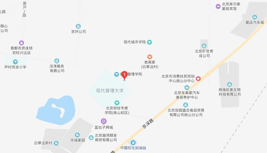 北京博文学校芯博雅实验校区地图图片