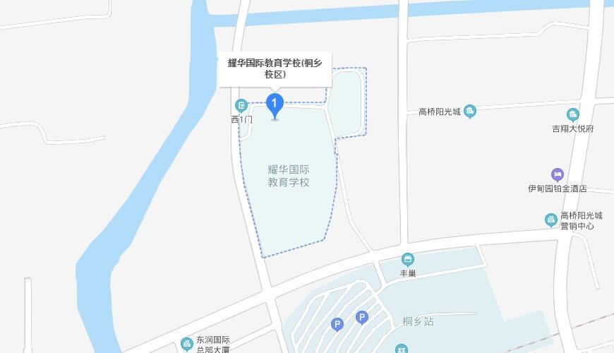 桐乡市耀华学校地图图片