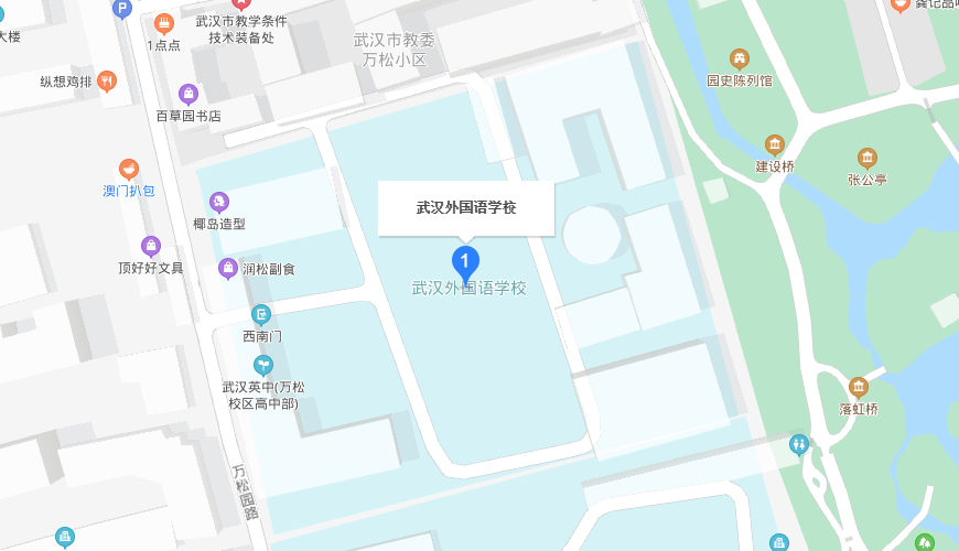 武汉外国语学校国际班地图图片