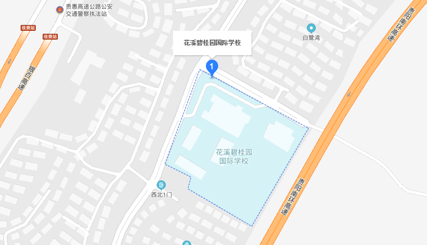 贵阳市花溪碧桂园国际学校地图图片