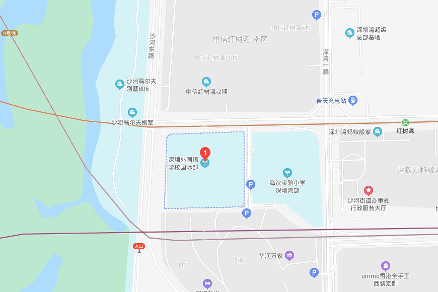 深圳外国语学校国际部地图图片