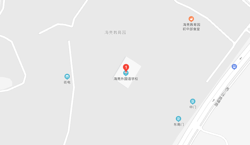 杭州外国语学校地图图片