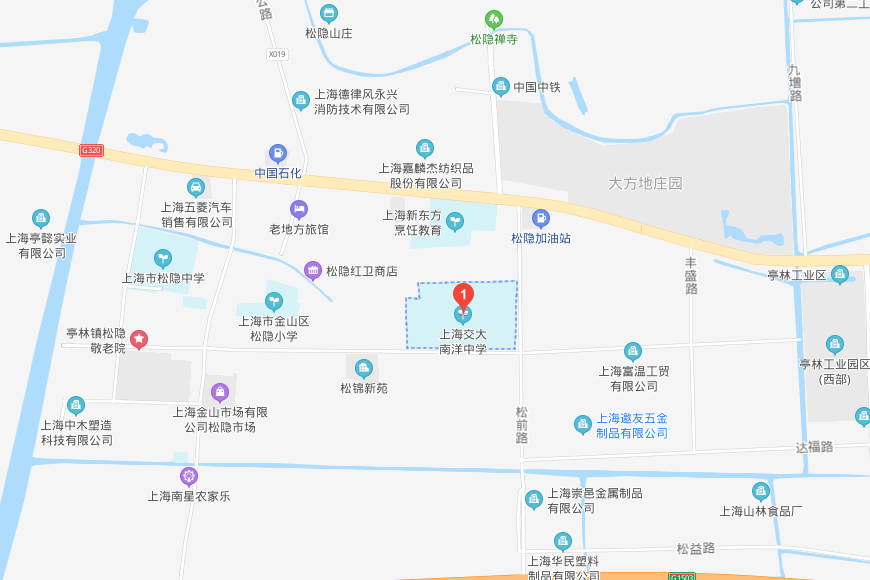 上海交大南洋中学国际部地图图片