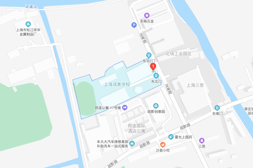 上海诺美学校地图图片