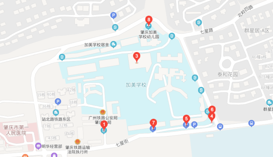 肇庆加美学校地图图片