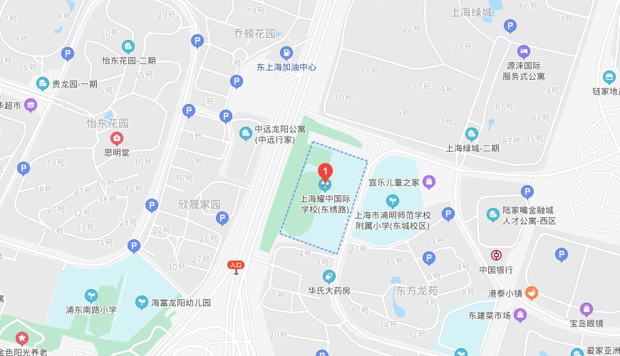 上海耀中外籍人员子女学校地图图片