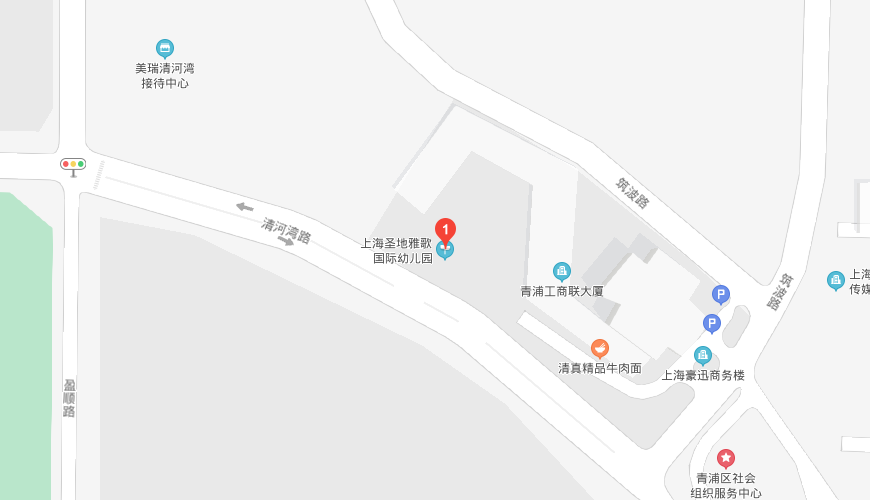上海青浦区圣地雅歌幼儿园地图图片