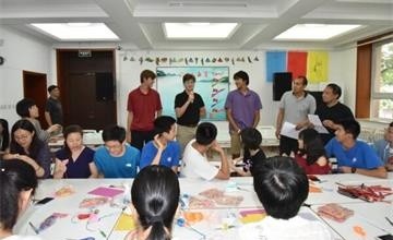 美国蒙哥马利贝尔中学学生来访北京市第八中学国际部图片