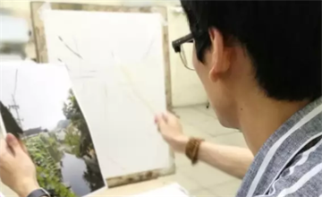 上海常青日本高中课程中心风景画教学研究图片