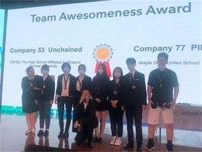 陕西师大附中国际部在ASDAN模拟商赛全国冠军赛中获得最佳团队奖！图片