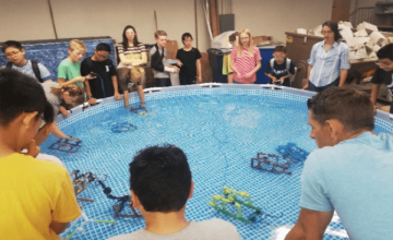 亲手制造一个水下机器人？这才是青岛盟诺学校孩子们该有的硬核暑假！图片