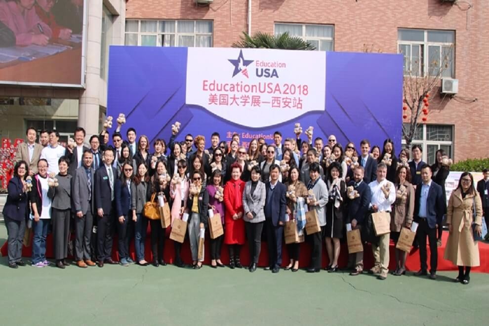 西安铁一中国际教育展活动3
