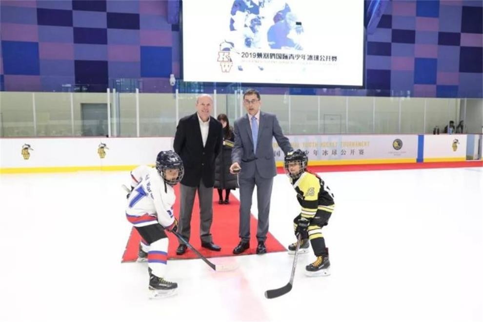 北京市朝阳区凯文学校青少年冰球公开赛活动图集