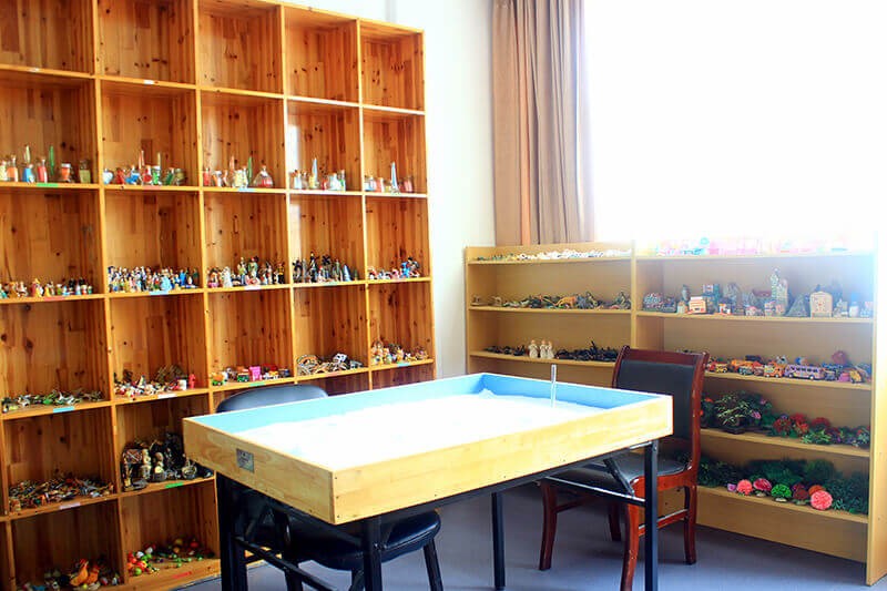 温州市第二十一中学国际部心理沙盘室图片