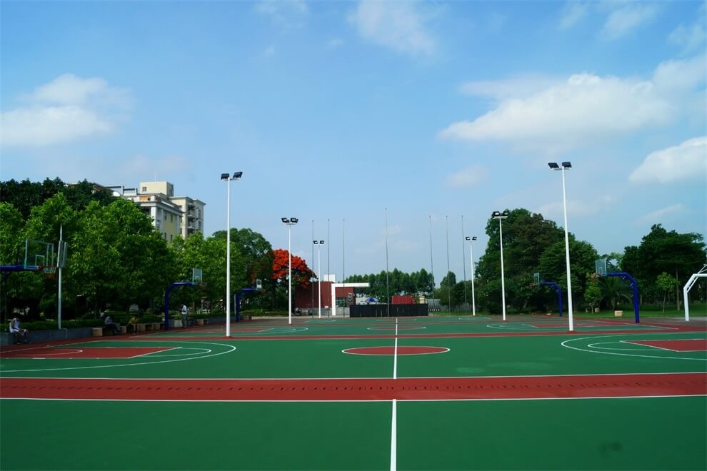 东莞市翰林实验学校国际部学校篮球灯光球场图集
