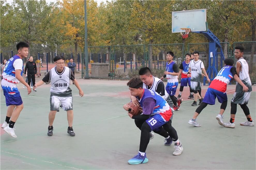 山东省临沂第一中学国际部篮球文化节图集