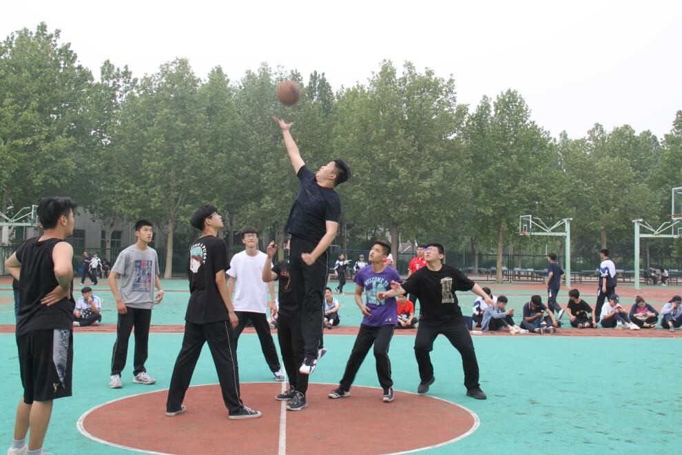 山东淄博实验中学国际部篮球比赛图集