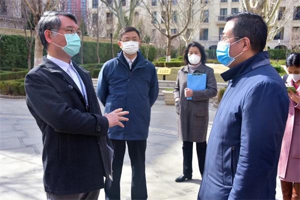 北京经济技术开发区工委书记王少峰一行视察和指导疫情工作2