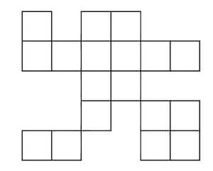 图中有多少个正方形？