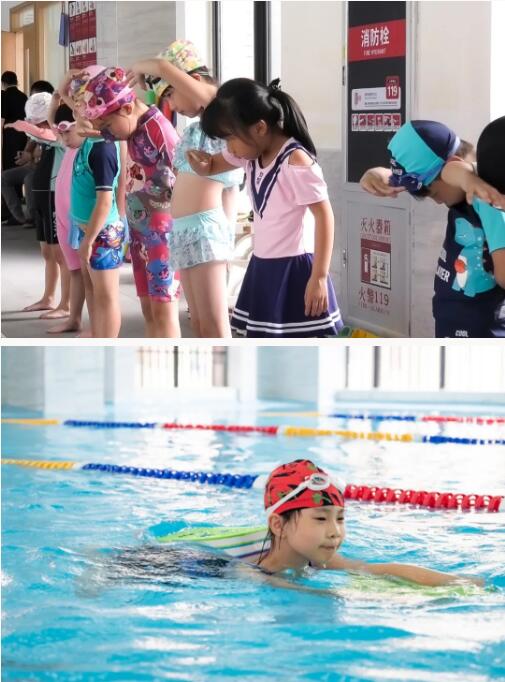 巴德美际学校成都校区学生学习游泳图片6