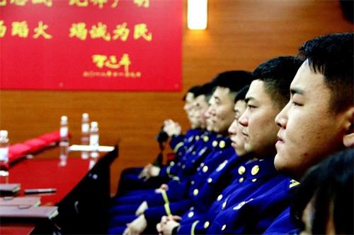 北京力迈中美国际学校&奥林匹克公园消防特勤站党支部演讲比赛图片7