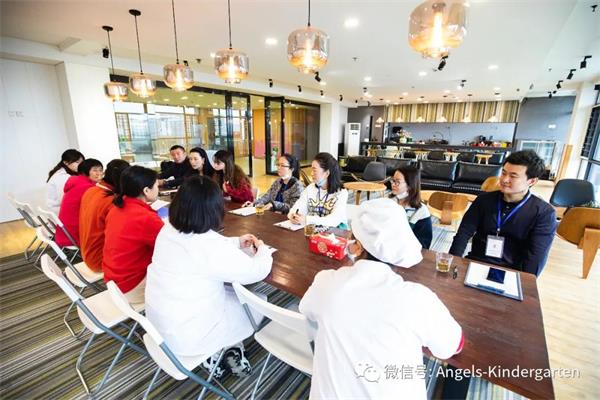 上海安乔国际双语幼儿园膳委会参观食堂图片5